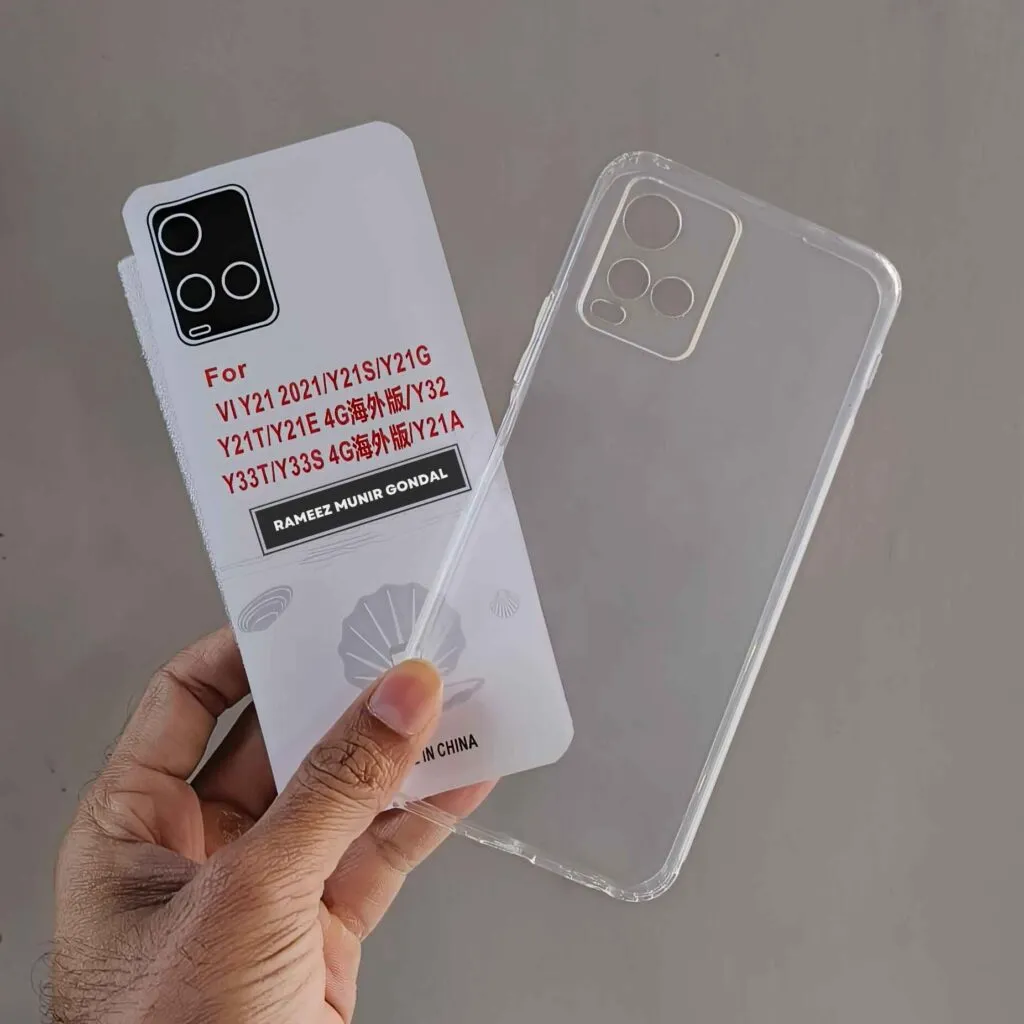 Slim Fit Transparent Vivo Y21S Back Case