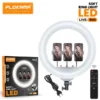 Adjustable RGB LED ring light Plokama R56 Pro for content creators.