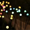 8 LED starburst swaying firefly solar garden lights