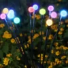 Starburst solar firefly lights for nighttime garden ambiance