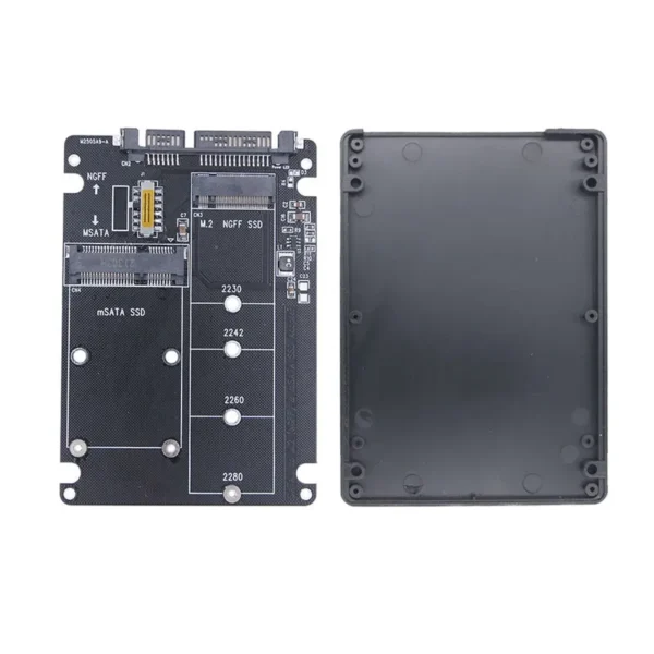 Lightweight USB 3.0 adapter for M.2 mSATA SSDs – Compact design