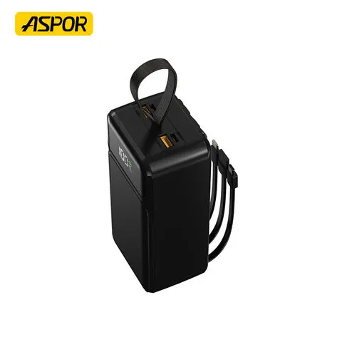 22.5W Fast Charging Aspor Power Bank for Smartphones and Tablets