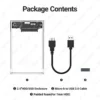 Portable 2.5'' HDD Enclosure with Clear Design and UASP Support