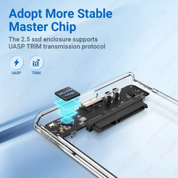 Durable SATA to USB 3.0 HDD Case – Compact and Portable Design