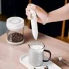 Portable handheld electric milk foamer whisk and blender