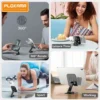 Portable PLOKAMA DT10 Desktop Mobile Stand with Adjustable Design