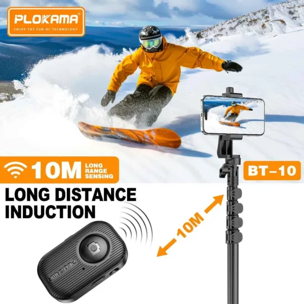 PLOKAMA selfie remote shutter for wireless cameras