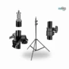 7ft Tripod Stand with PL26 compact LED light for creators