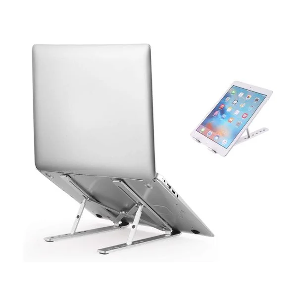 Lightweight folding laptop stand for desk use
