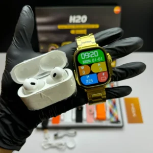 Stylish H20 Ultra Smartwatch with AirPods fitness tracker