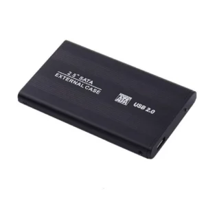 External 2.5" hard drive case – Lightweight and travel-friendly