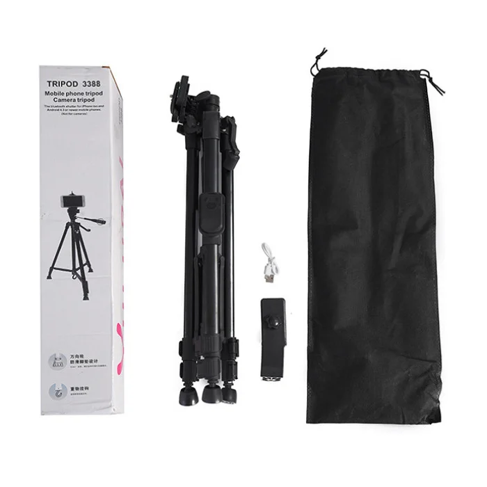 Lightweight Yunteng tripod for mobile and camera use