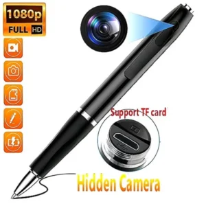 V8 HD 1080p Camera Pen with Video and Voice Recording Feature