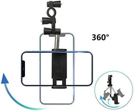 Rearview mirror mount phone stand for all smartphones