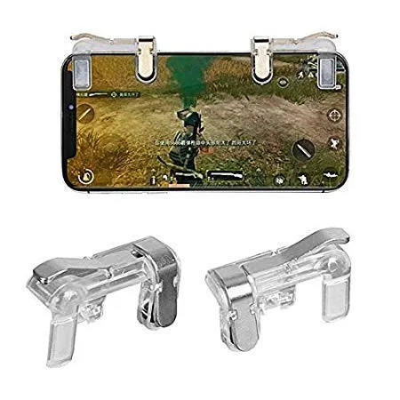 Transparent PUBG Mobile Game Controller with Quick Fire