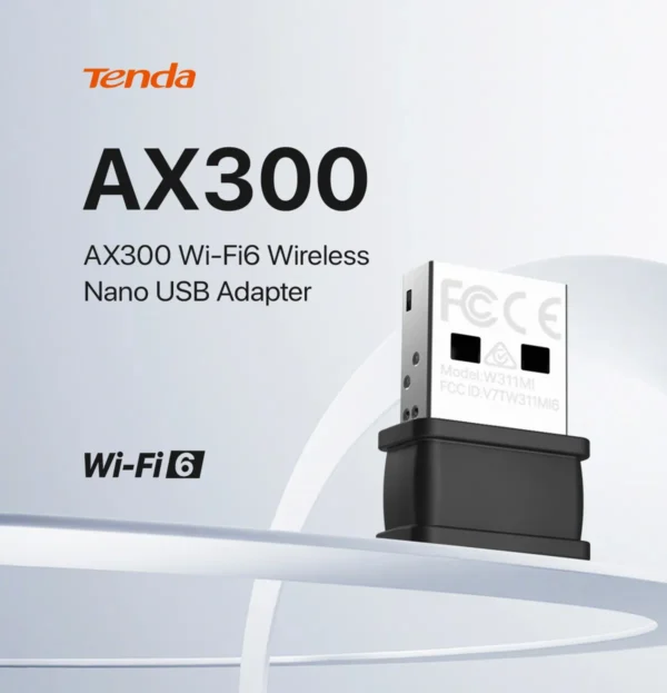Tenda W311MI AX300 Auto-Install WiFi Wireless Nano USB Adapter