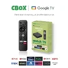 CBOX C1000 Google TV Box with Voice Remote