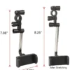 Adjustable cradle clip for secure mobile phone grip in car