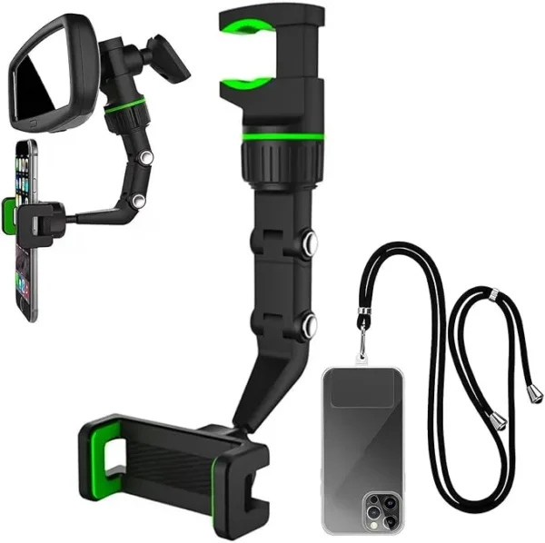 Sturdy & Durable Mobile Holder for Rear View Mirror