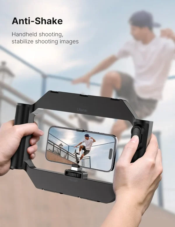 Compact and portable LED light for selfies and videos