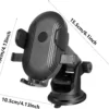 Universal smartphone cradle for car vent mounting