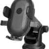 Car air vent phone mount with auto-lock design