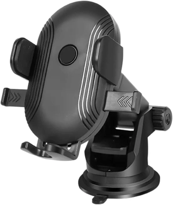 Car air vent phone mount with auto-lock design