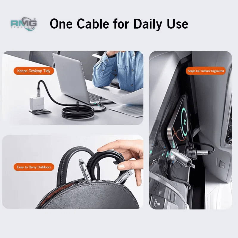 RGB breathing light fast charging cable