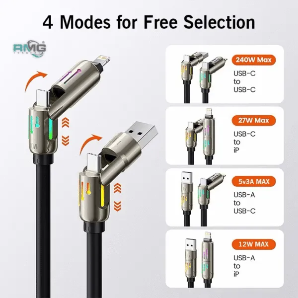 dual head charging cable