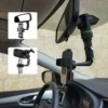 Hands-Free Car Mirror Phone Bracket for Safe Driving
