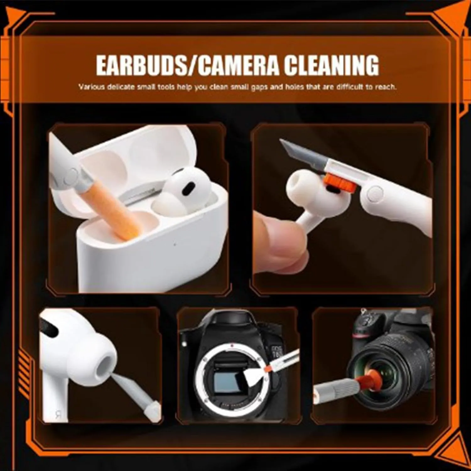 Laptop & Earbud Cleaning Brush – Multi-Purpose Cleaning Tool