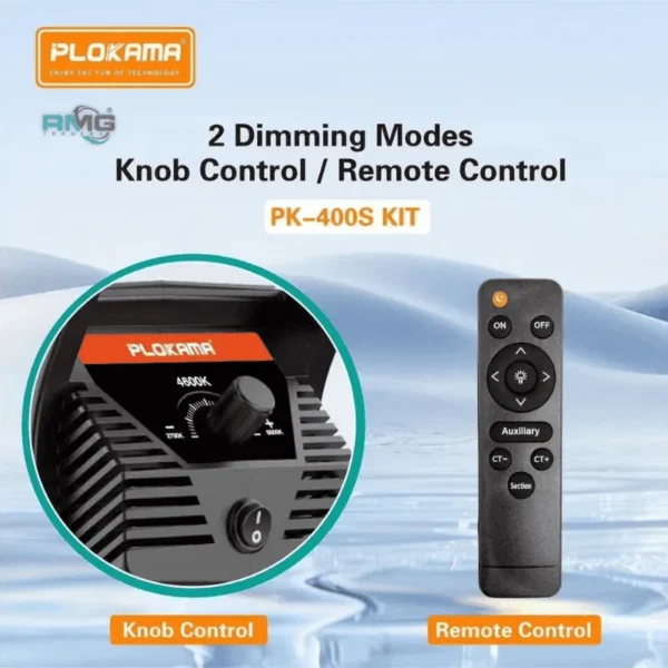 PK-400s 2700K-6500K Adjustable LED Video Light Kit