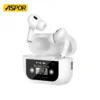 Aspor A629 TWS Earbuds with Smart Touch Screen for Seamless Control