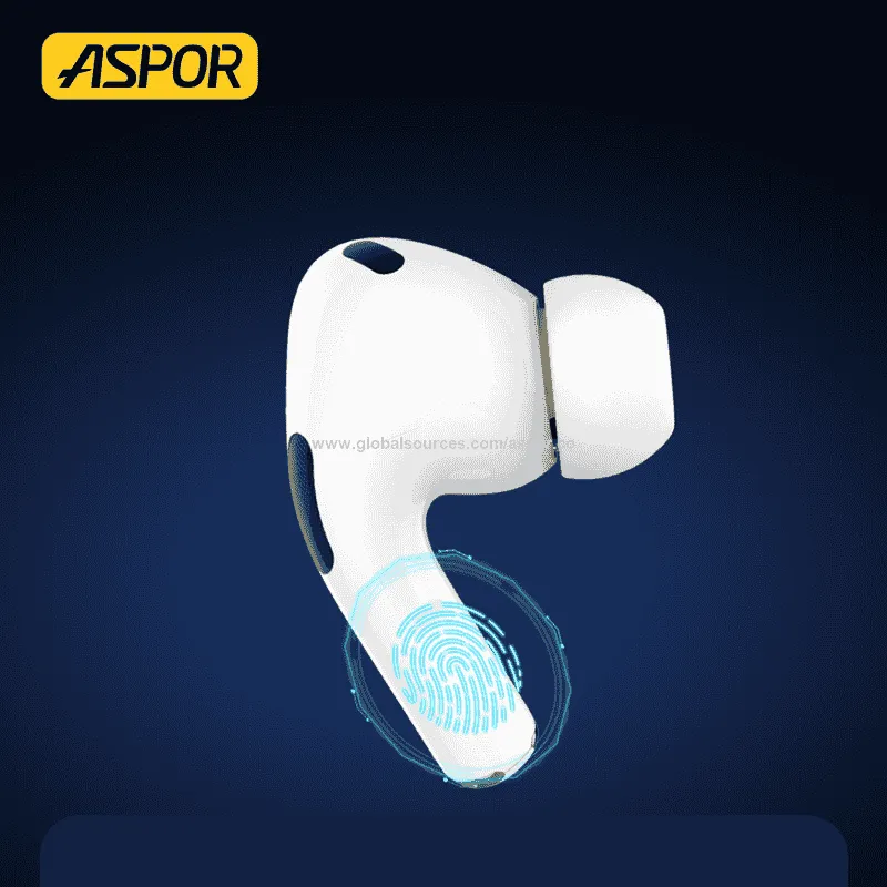 Aspor A629 Bluetooth 5.4 Earbuds with LED Display Charging Case