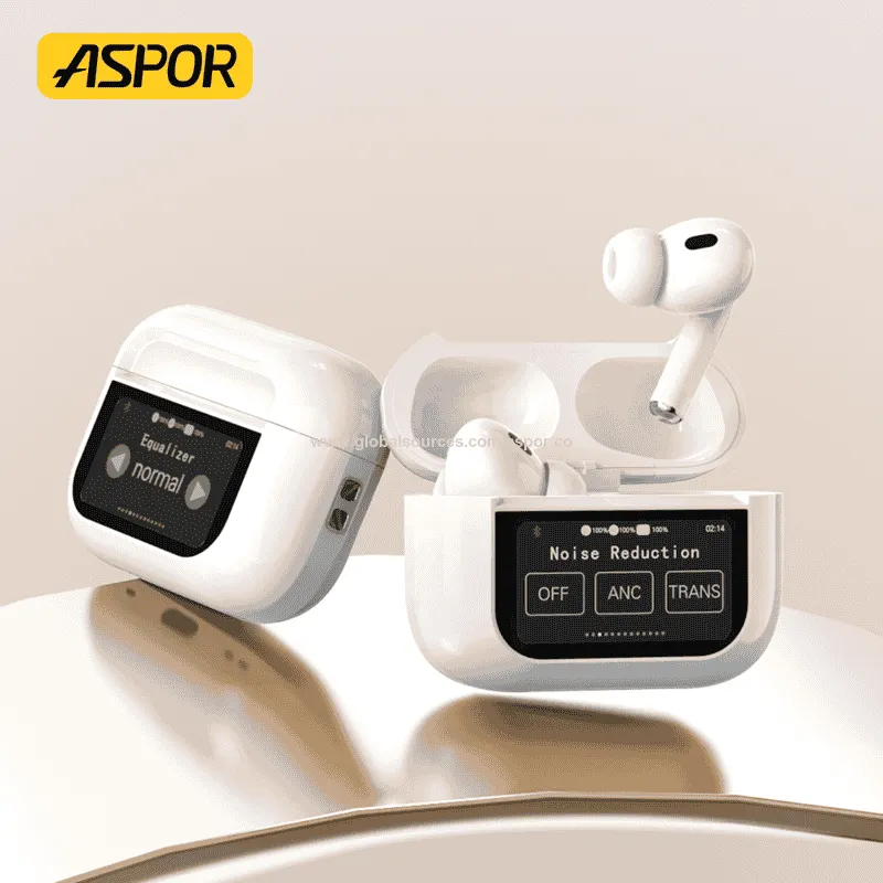 Aspor A629 Noise Isolation Wireless Earbuds with Long Battery Life
