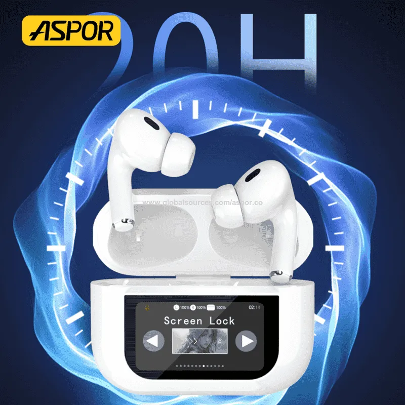 Aspor A629 Gaming Mode Low-Latency Wireless Bluetooth Earbuds