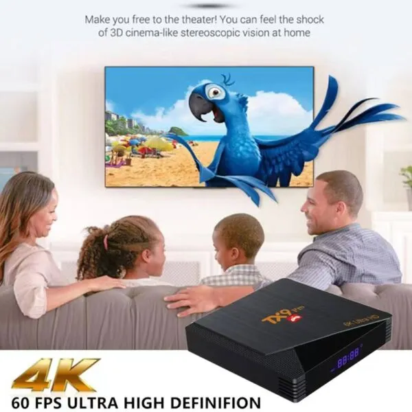 TX9 PRO TV Box with 10,000+ Built-in Classic Games