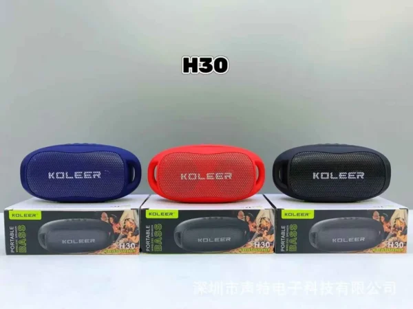 KOLEER H30 Wireless Bluetooth Speaker – Portable & Compact