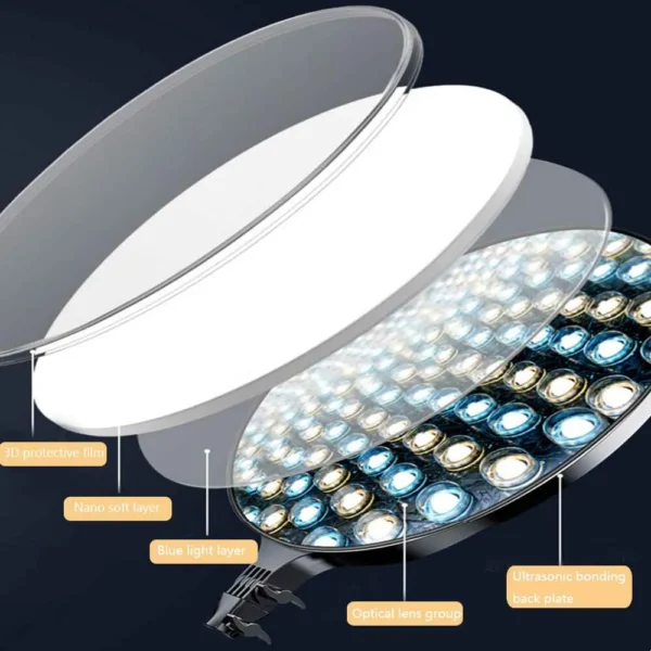 Adjustable LED Fill Light for Portraits & Live Streaming