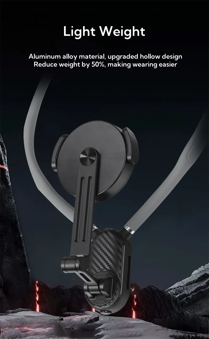 Secure Magnetic Neck Stand for Action Shots 