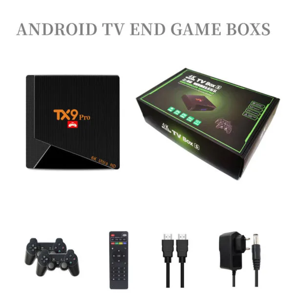 Android TV Box with Preloaded Retro Gaming Library