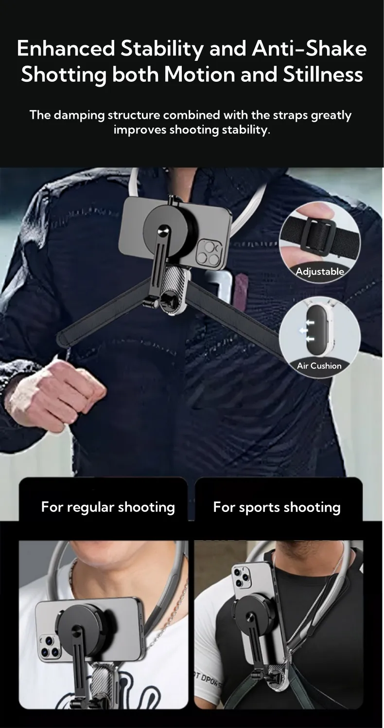 Hands-Free Chest Mount for Vlogging & Content Creation 