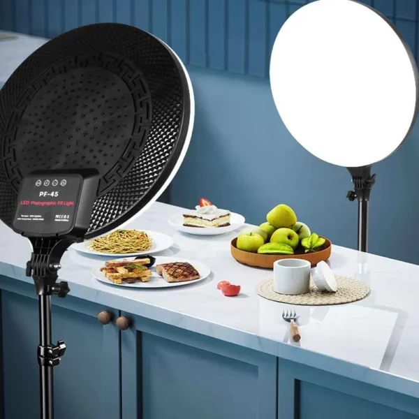 Shadow-Free LED Ring Light for Professional Cinematic Shots
