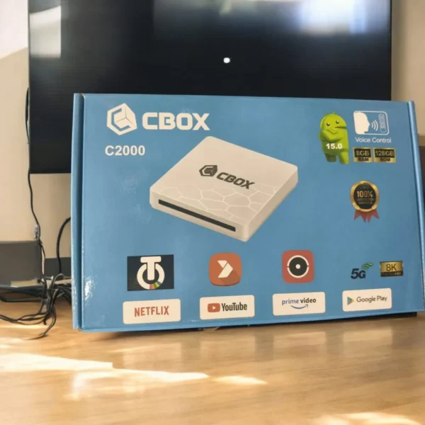 Android TV Box C2000 CBOX with Voice Remote & Smart Control