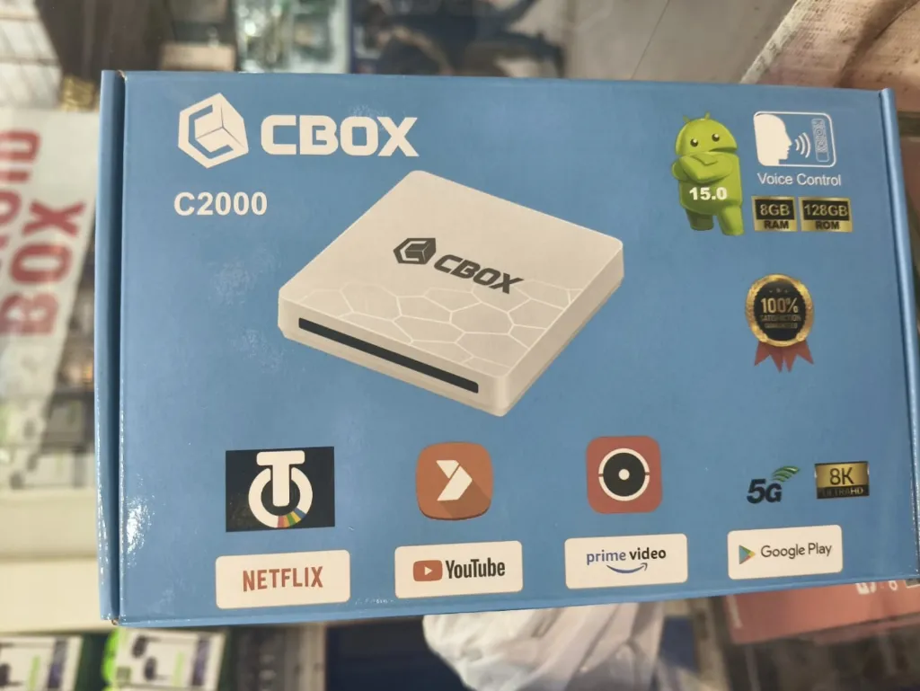 C2000 CBOX 2GB/8GB Android TV Box for 4K Streaming