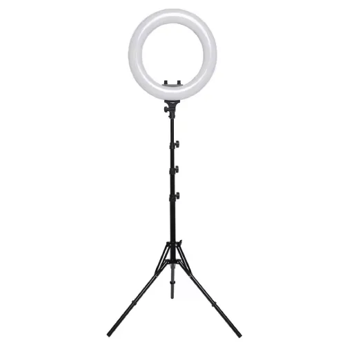 RL18 Ring Light with Adjustable 7ft Stand – Perfect for Live Streaming