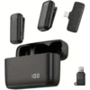 Wireless Lavalier Microphone for iOS & Android – Dual Mic Setup