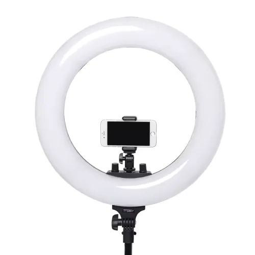 Dimmable LED Ring Light RL18 – Best for YouTube & TikTok Videos