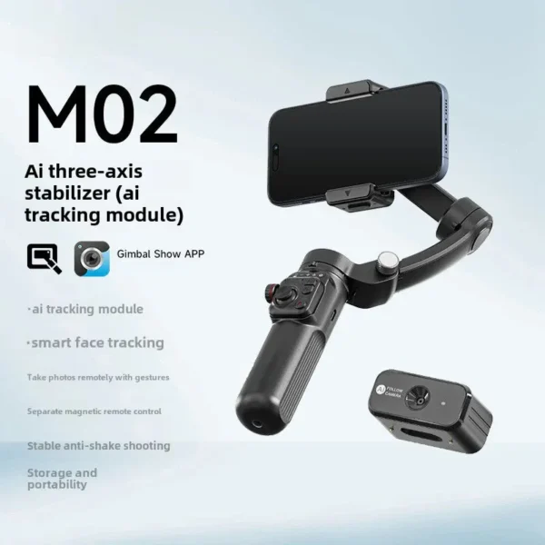 Handheld Gimbal Stabilizer for iPhone & Android