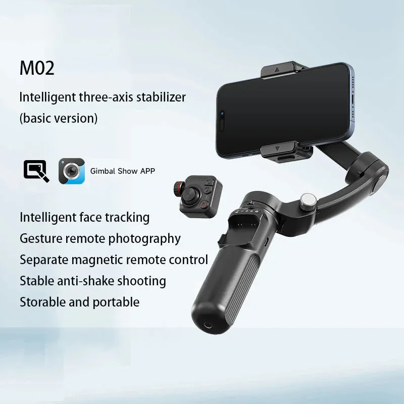 M02 3-Axis Gimbal Mobile Phone Stabilizer for Smooth Videos